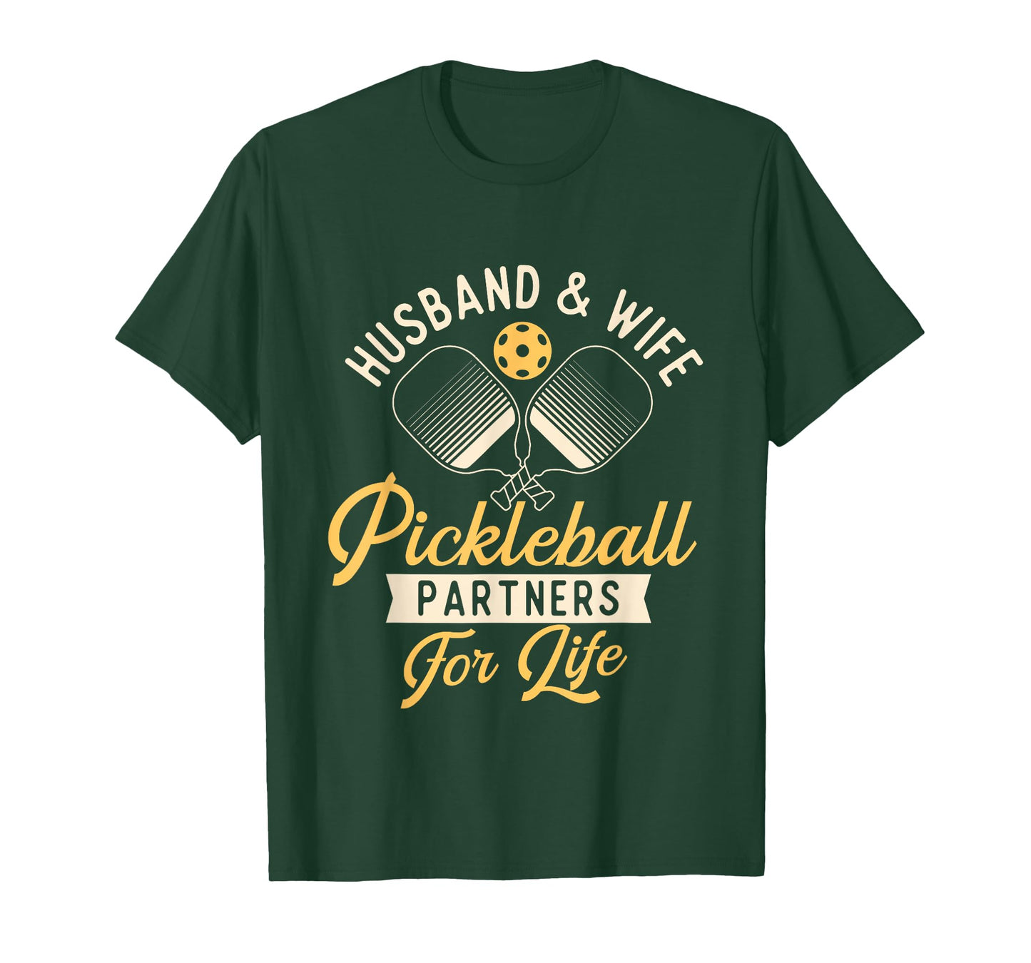 Husband & Wife - Couple Pickleball Player Pickleballers T-Shirt