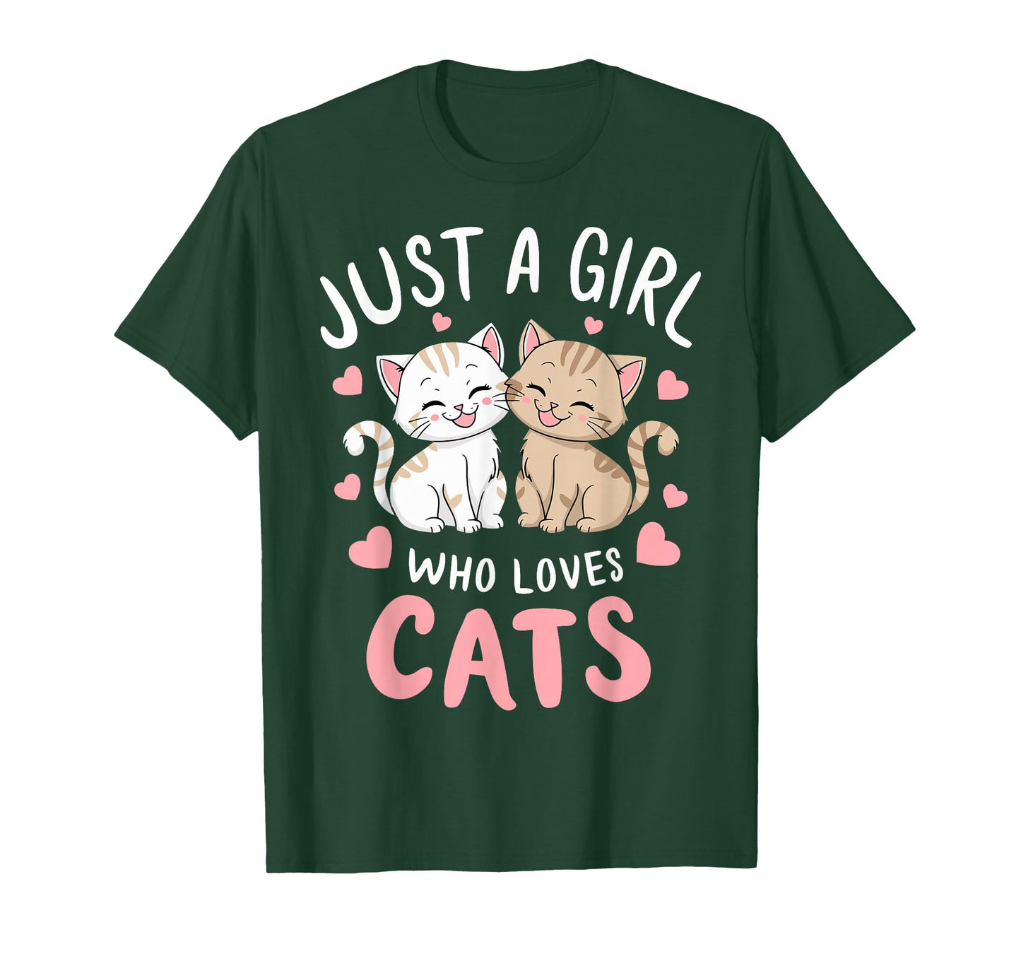 Cat Lover Just A Girl Who Loves Cats T-Shirt