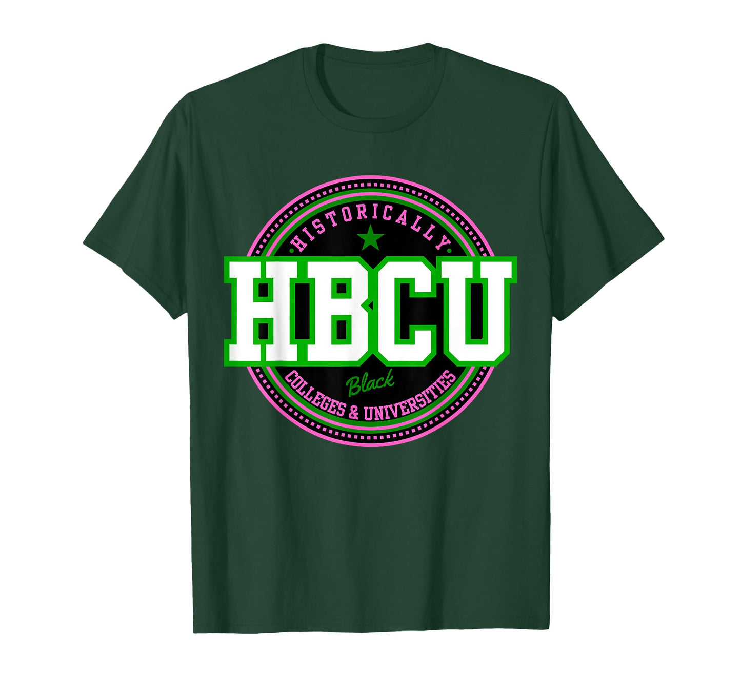 HBCU Pink And Green Historically Black College University T-Shirt