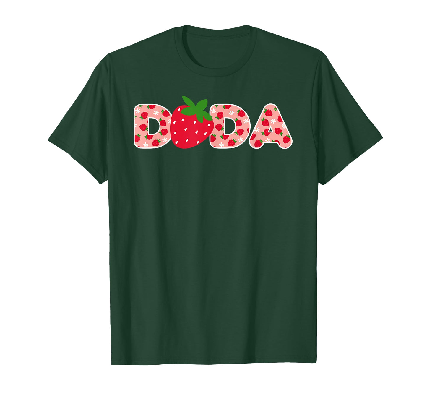 Dada Strawberry First Birthday Family Funny Strawberry T-Shirt