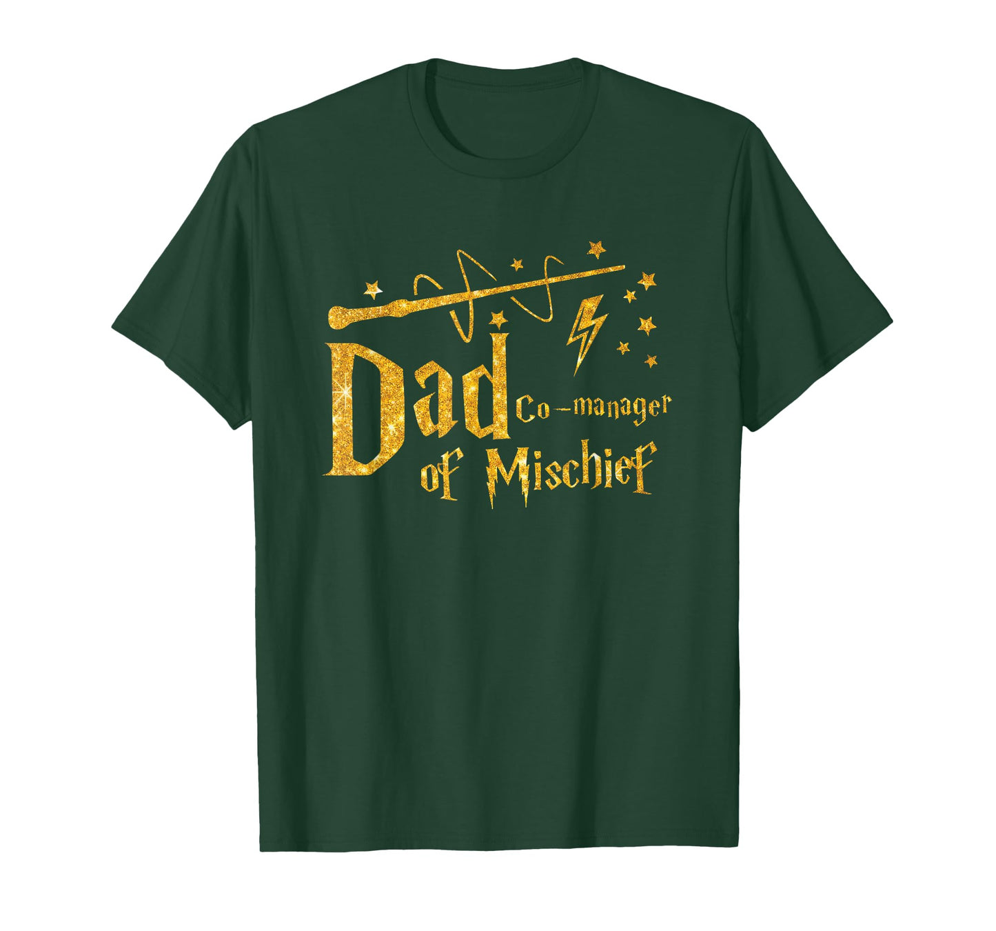Magical Dad Manager of Mischief Birthday Family Matching T-Shirt