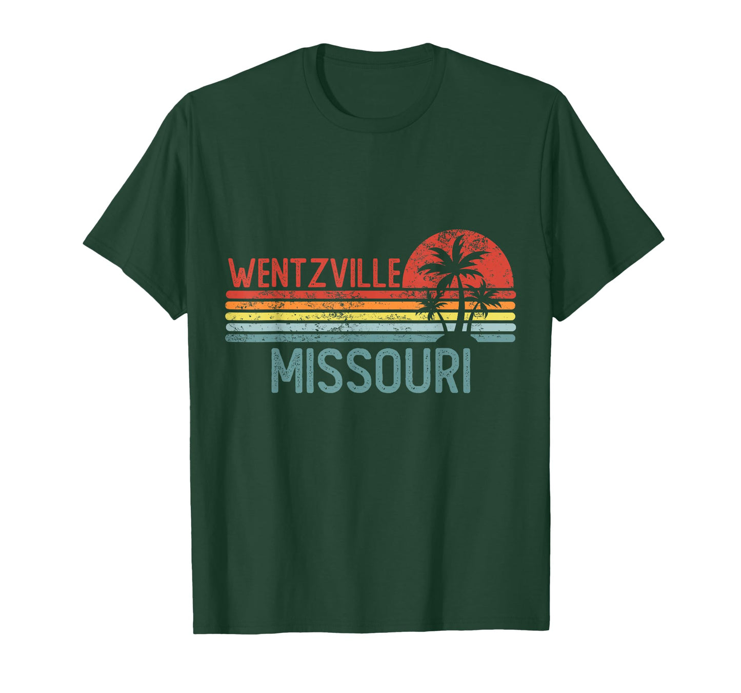 Wentzville Missouri Funny USA City Trip Home Roots T-Shirt