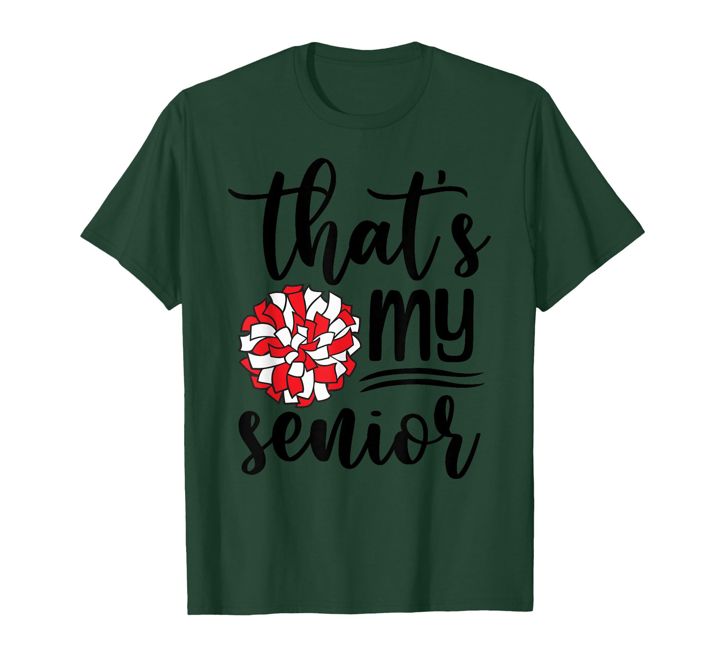 Cute That's My Senior Cheerleading Mom Dad Family Game Day T-Shirt