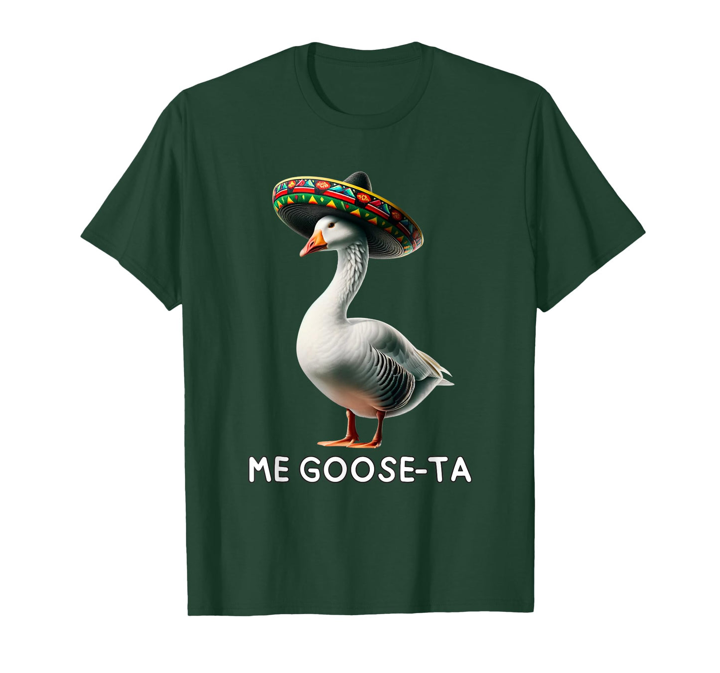 Funny Me Goose Ta Mexican Spanish Goose Geese Pun T-Shirt