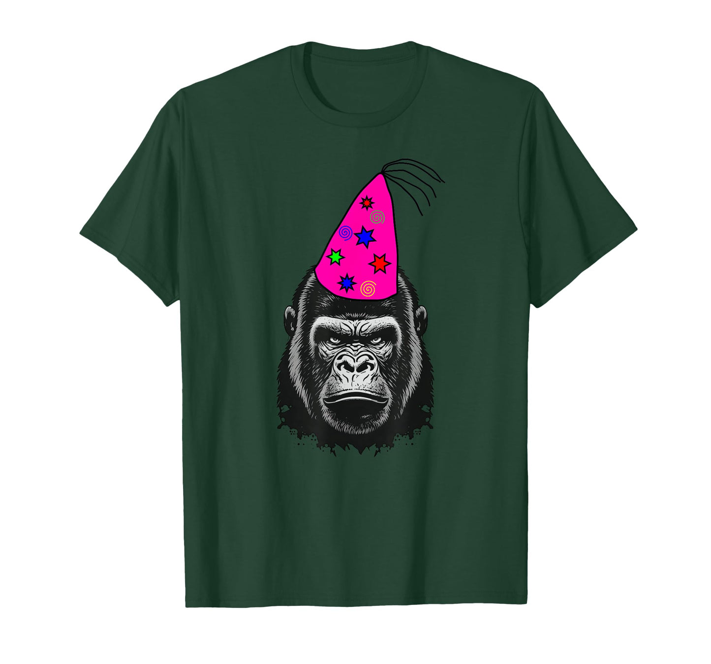 Gorilla Birthday Decorations Birthday Party Hat Design T-Shirt