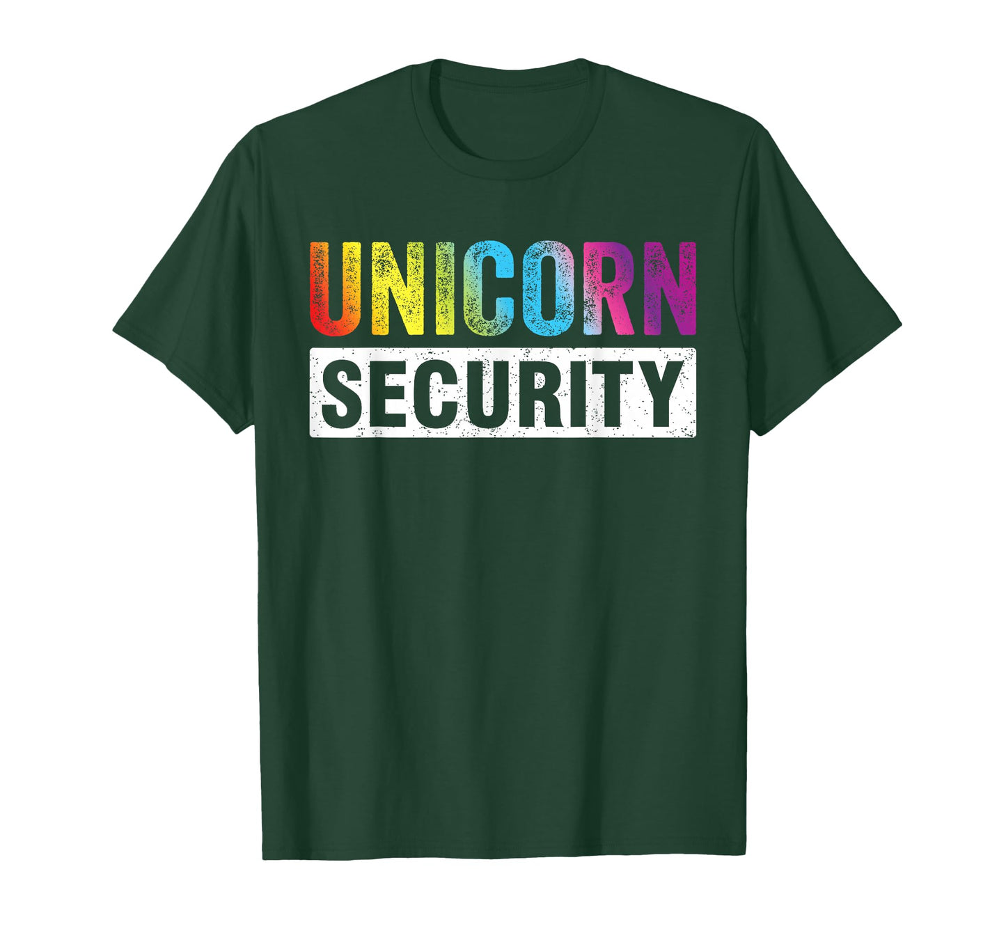 Unicorn Security Funny Halloween Costume T-Shirt