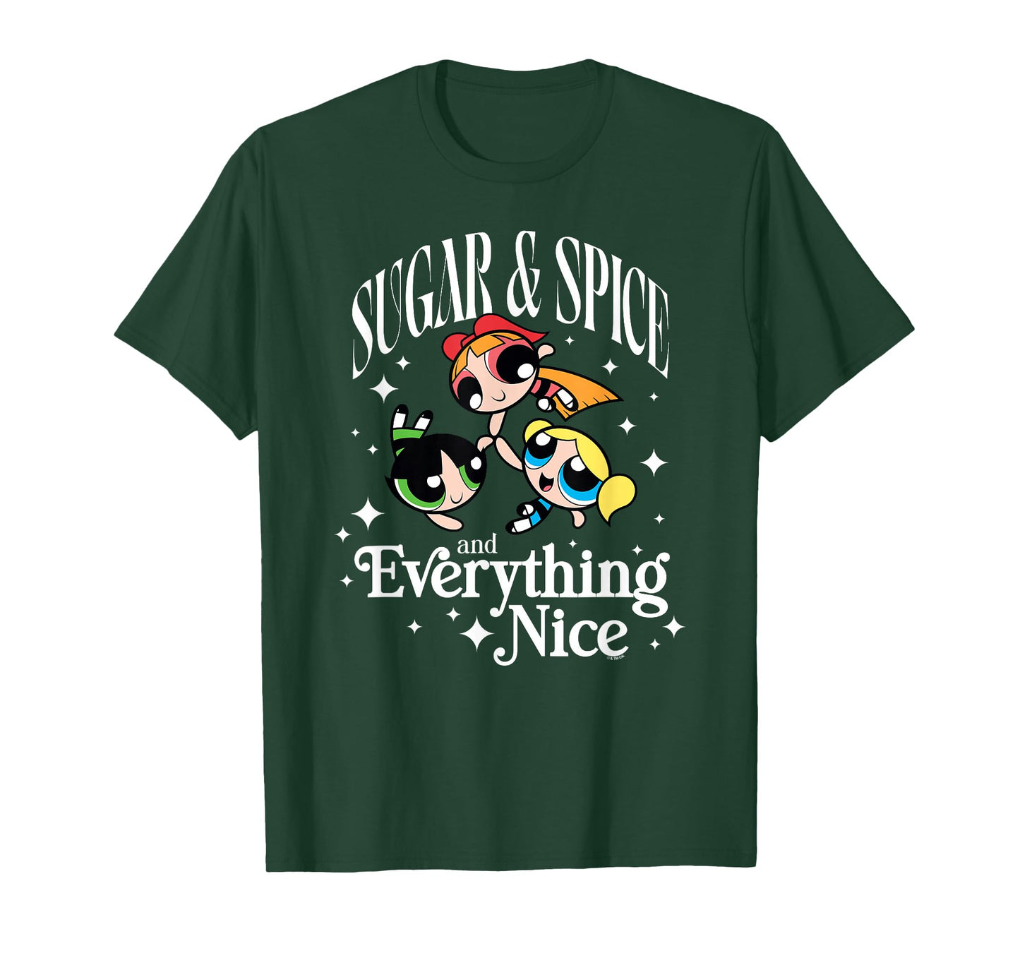 The Powerpuff Girls Sugar & Spice And Everything Nice Team T-Shirt