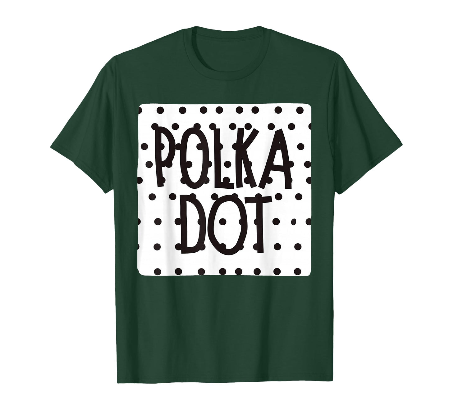 Black white Polka Dot Speech T-Shirt