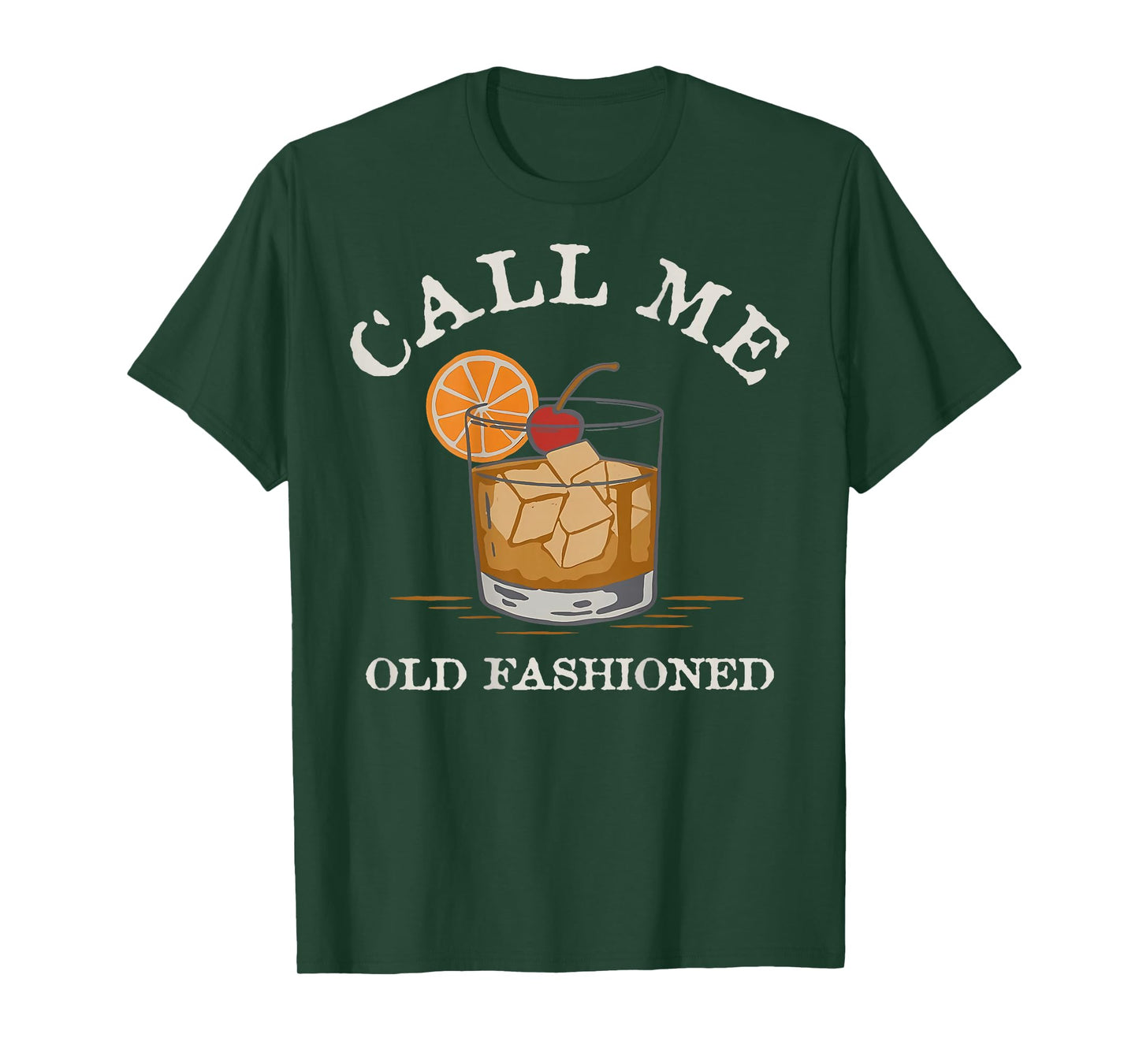 Call Me Old-Fashioned Cocktail Recipe Drinking Lover Vintage T-Shirt