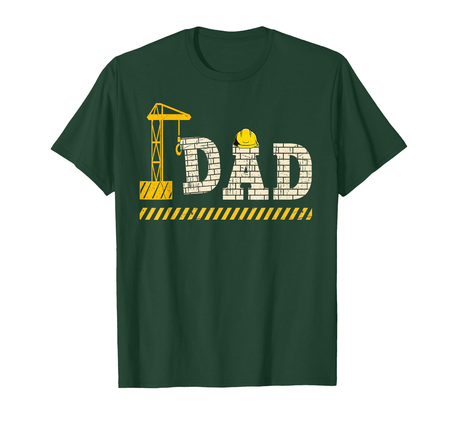 Funny Dad Construction Excavator Kids Matching Family T-Shirt