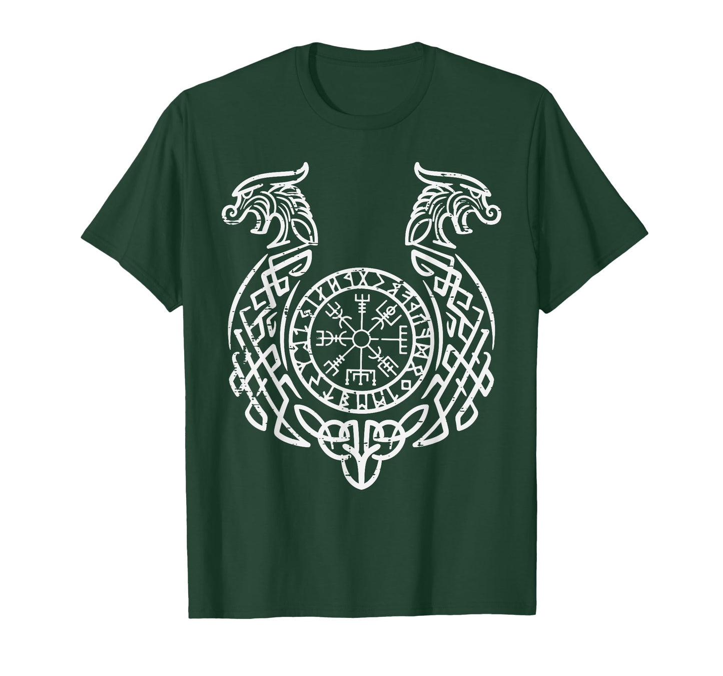 Viking Compass Helm Of Awe Norse Mythology Men Women Kids T-Shirt