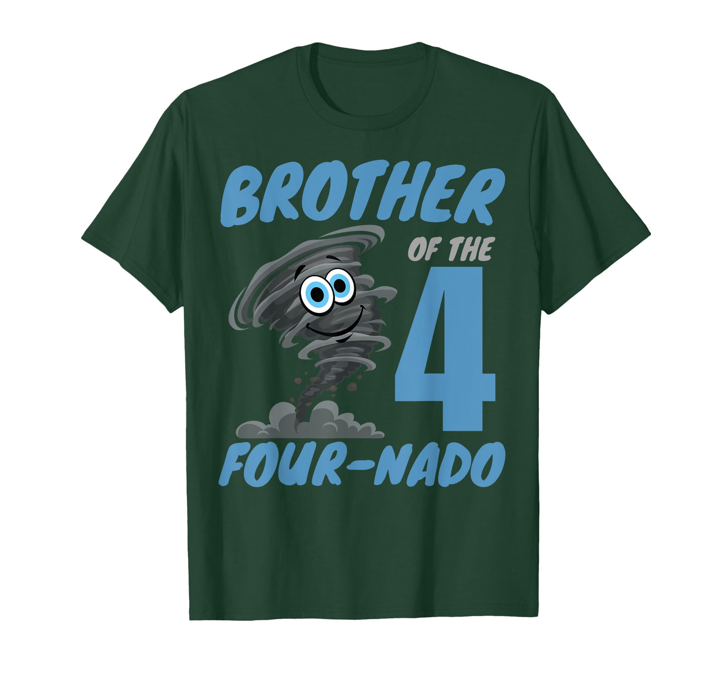 Brother of The Four-Nado Storm TorNado 4th Birthday Boy T-Shirt