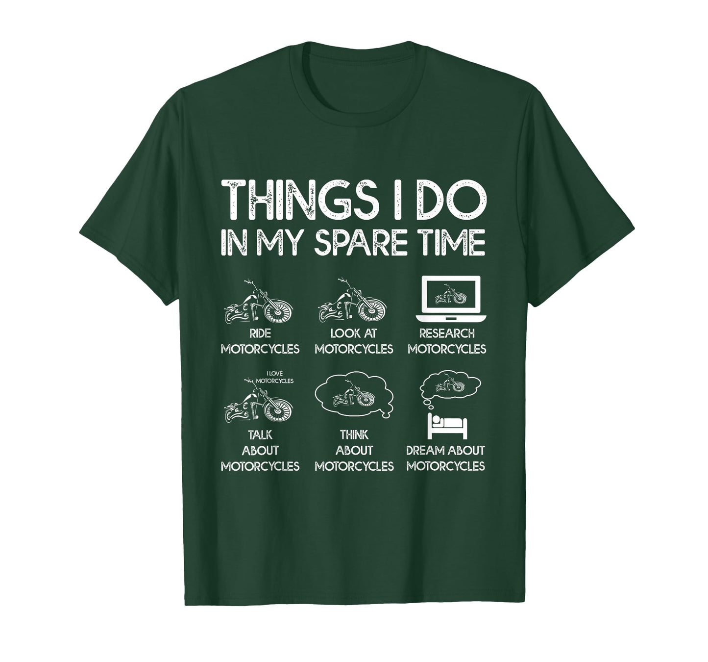 Things I Do in My Spare Time Motorcycle Rider T-Shirt