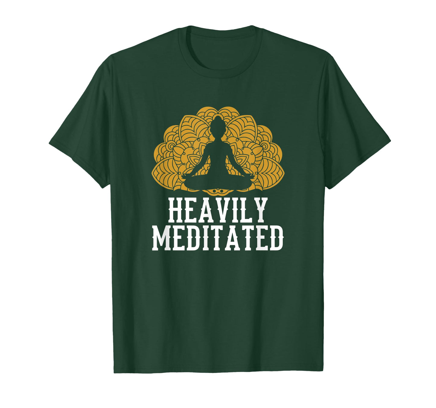 Funny Heavily Meditated Yoga Meditation T-Shirt