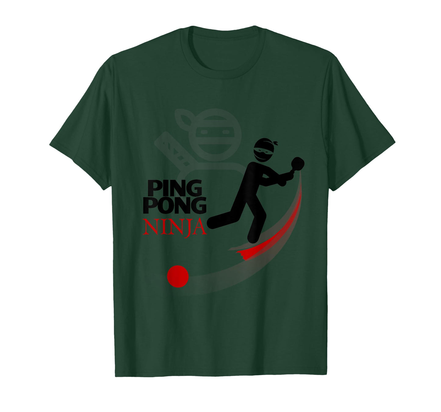 Ping Pong Ninja Cool Funny Table Tennis Player Gift T-Shirt