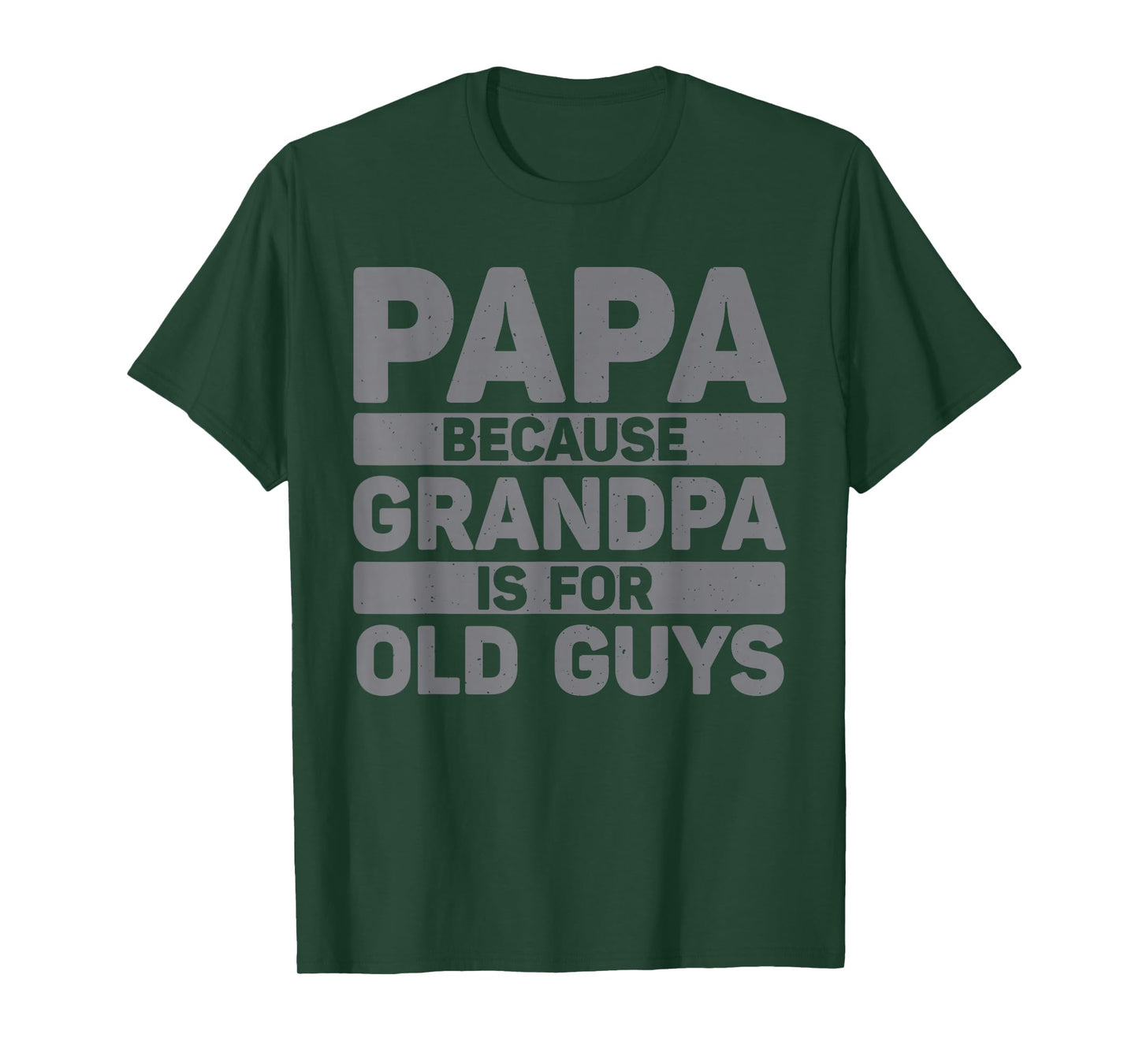 Papa Art for Grandpa Men from Grandkids Father's Day Papa T-Shirt