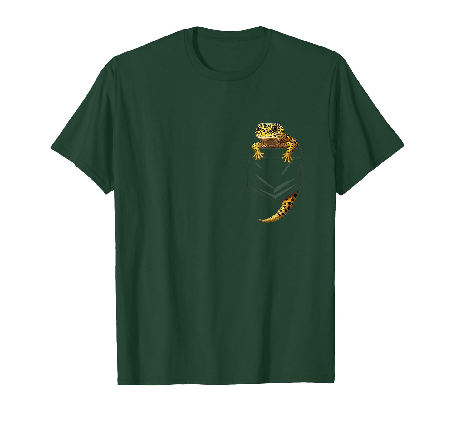 Cute Reptile Lizard Leopard Gecko Pocket Gifts Men Women kid T-Shirt