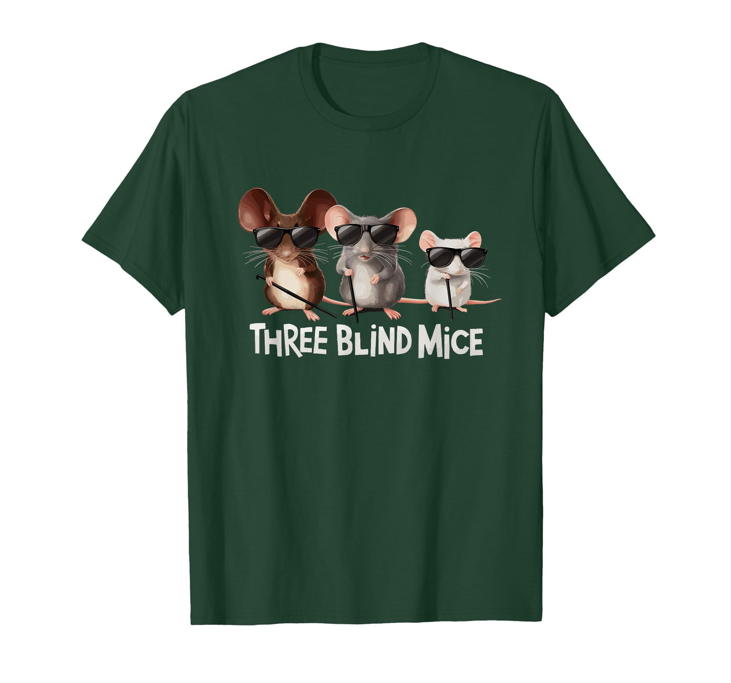 Three Blind Mice Nursery Rhyme Halloween Costume T-Shirt