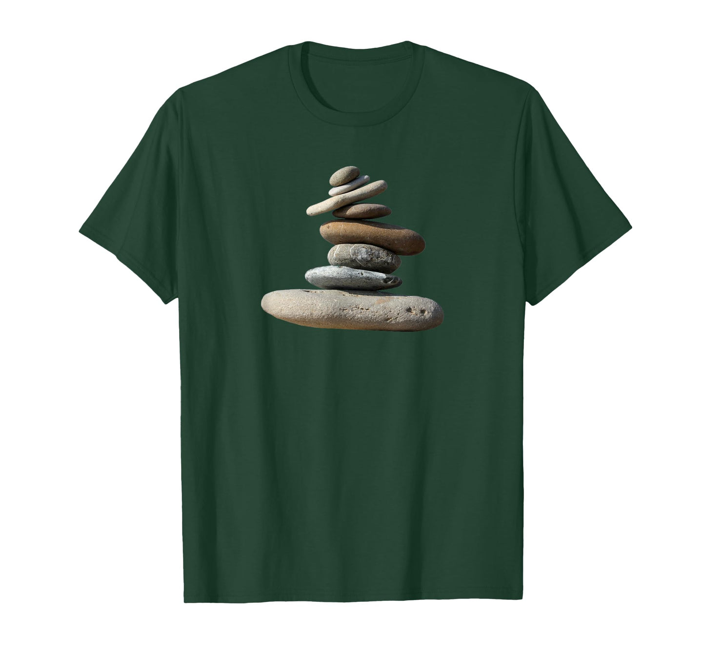 Balanced Rocks Zen Centered Yoga Peace Meditation T-Shirt T-Shirt