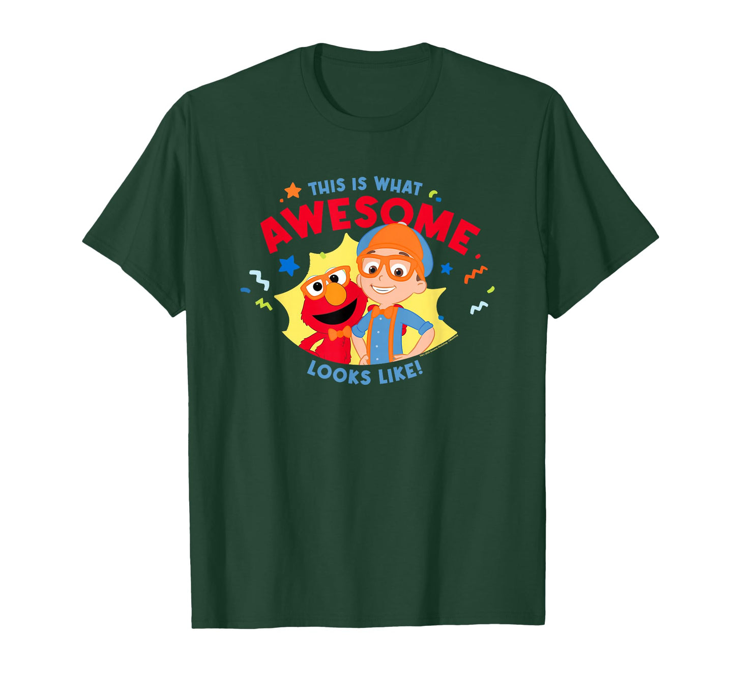 Blippi Sesame Street This Is What Awesome Looks Like! T-Shirt