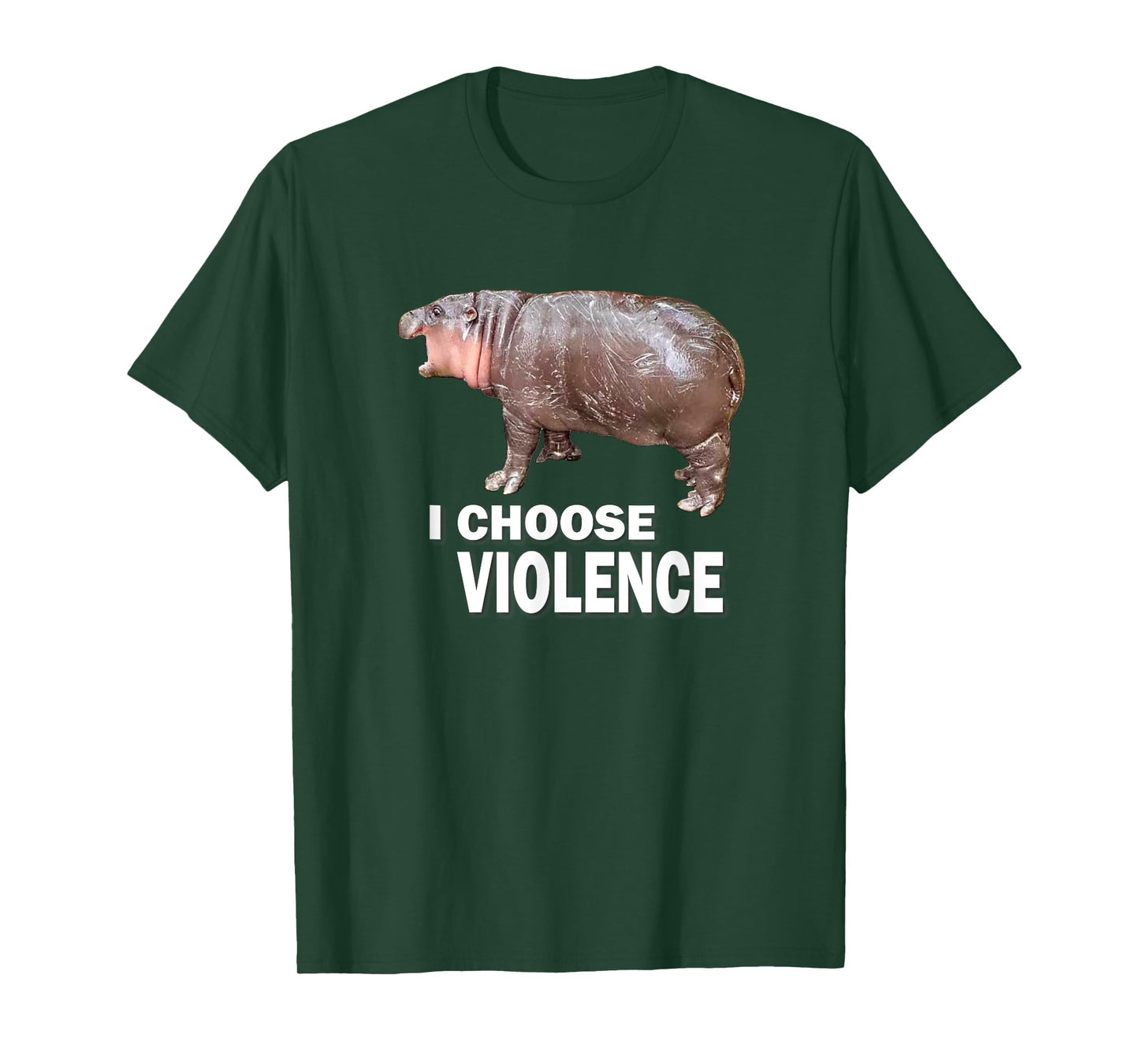 Choose Violence Meme Moo Deng Ungovernable T-Shirt