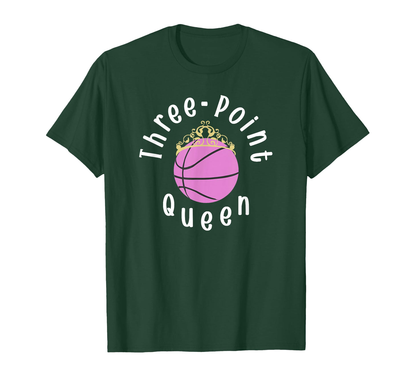 Three Point Shot Queen Basketball Guard Three Pointer Expert T-Shirt