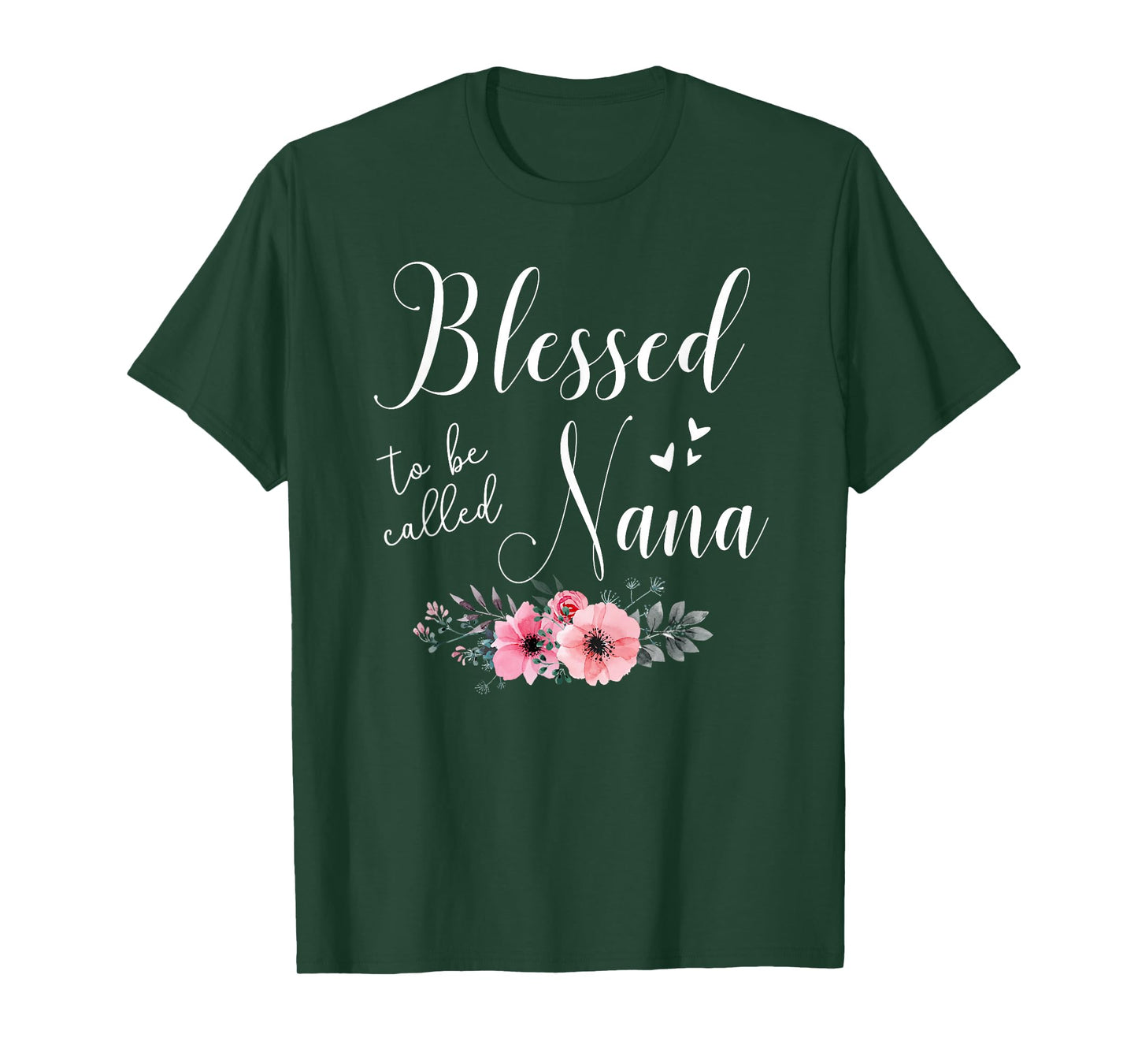 Blessed To Be Nana Women Grandma Mother's Day Christmas T-Shirt
