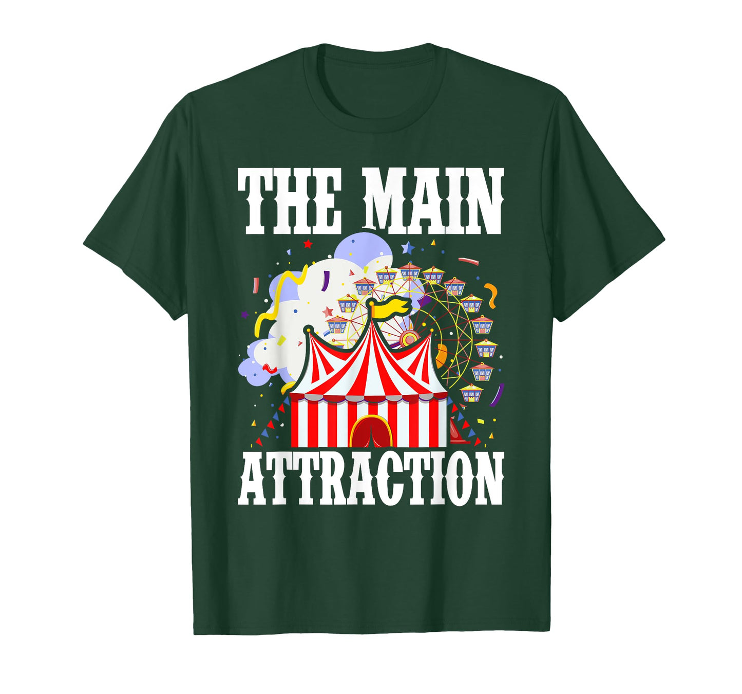 Kids The Attraction Circus Carnival Children Birthday Party T-Shirt