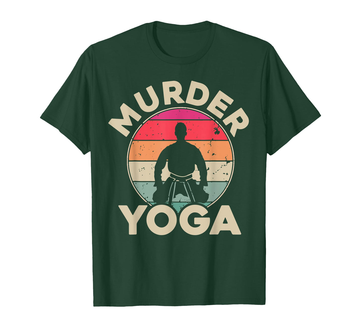Vintage Jiu Jitsu Shirt Brazilian Jiu Jitsu Murder Yoga BJJ T-Shirt