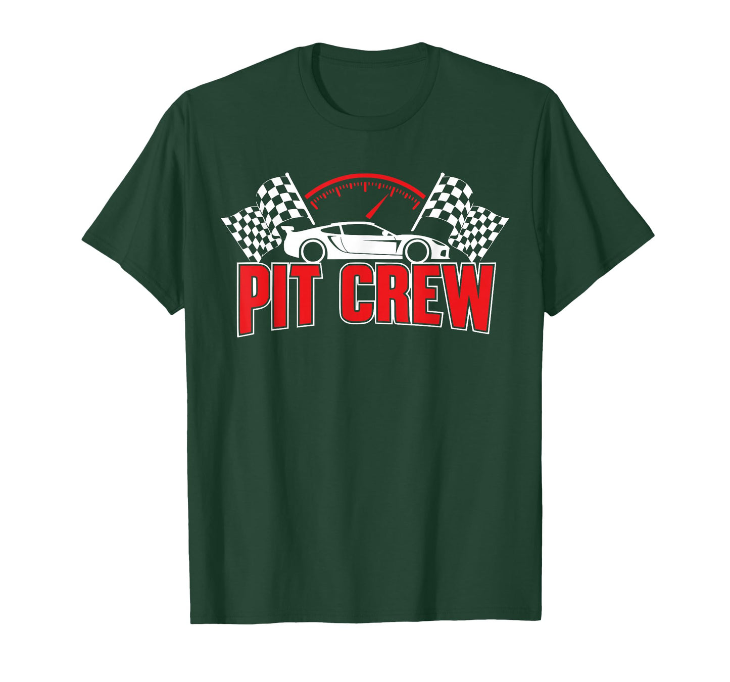 Pit Crew Birthday Race Car Racing Family Matching Adult Kids T-Shirt