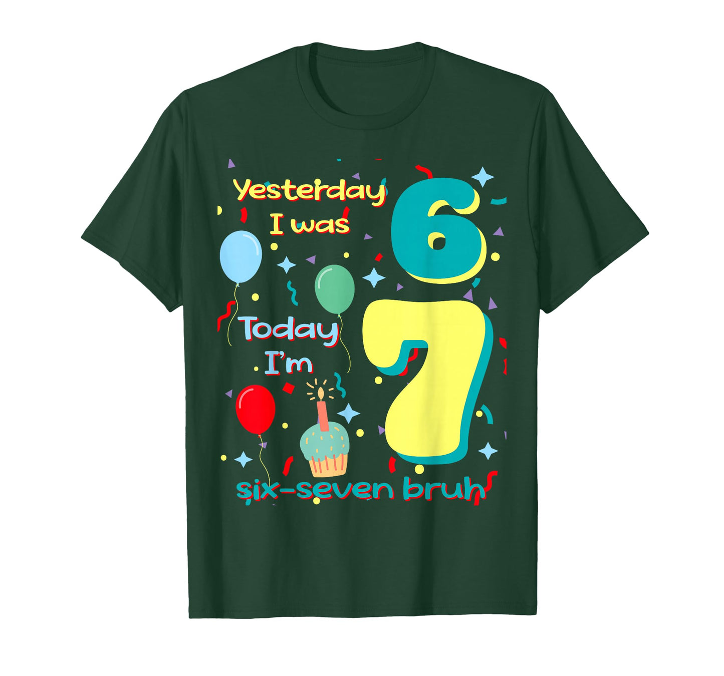 six Seven Meme Birthday T-Shirt