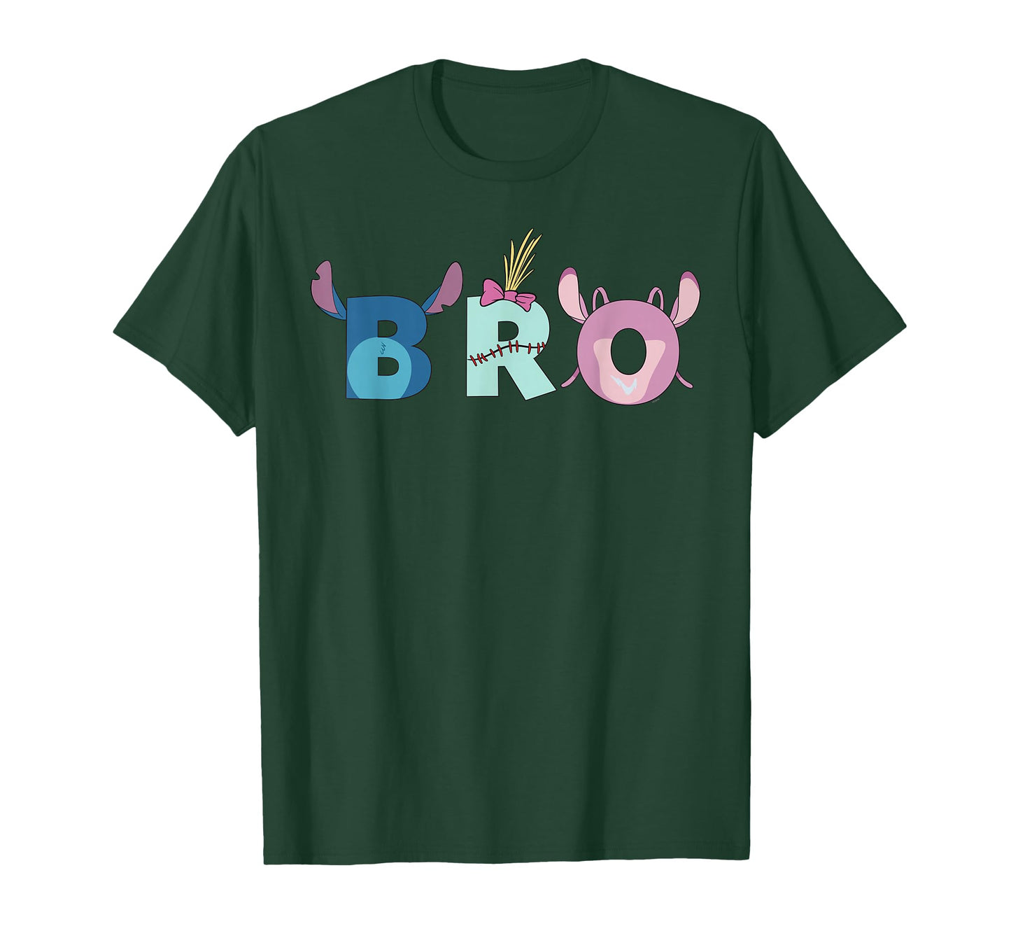 Disney Lilo & Stitch "Bro" Brother Birthday Gift Family Trip T-Shirt
