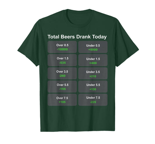 Total Beers Drank Today T-Shirt