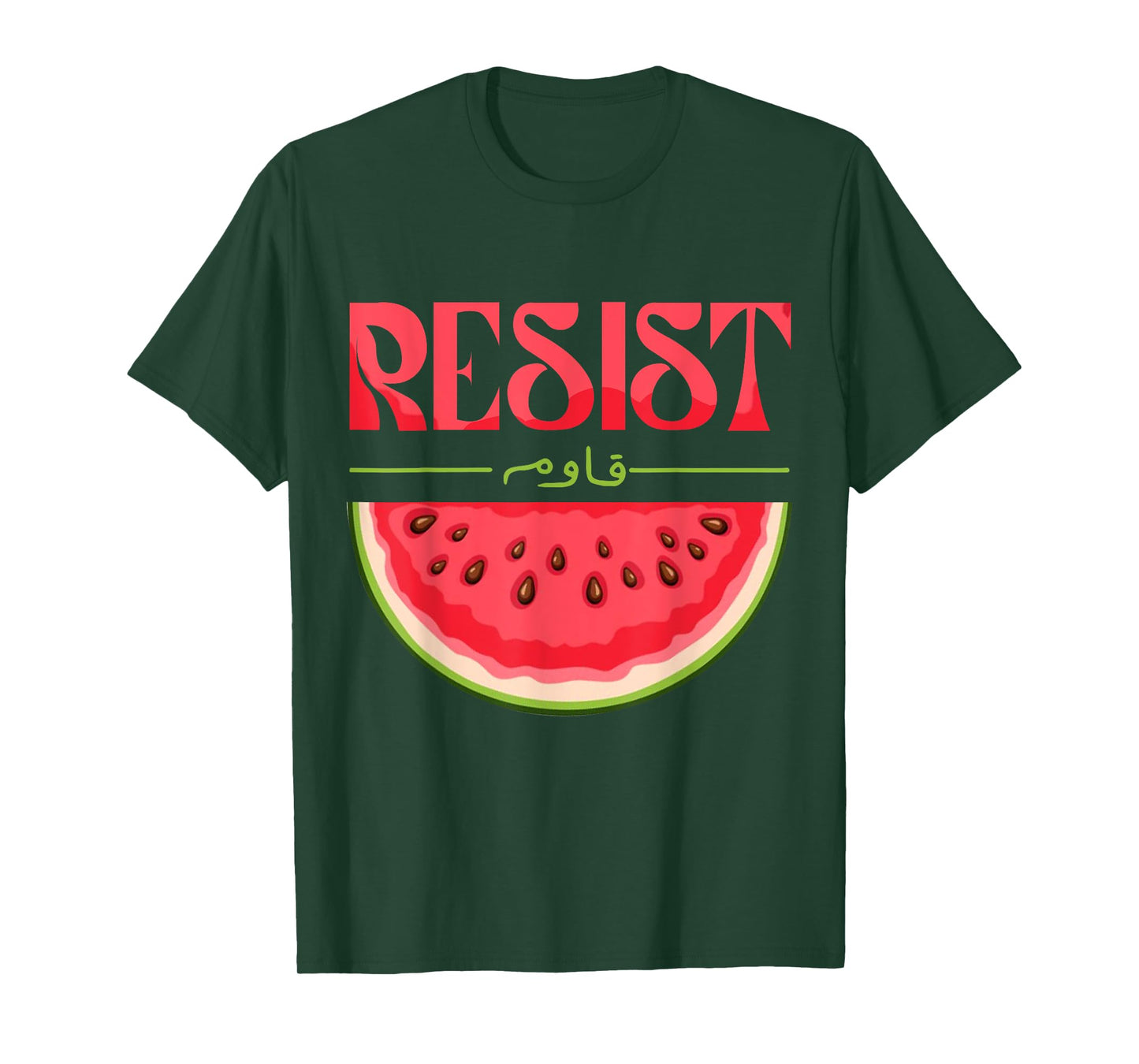 Watermelon Resist Stand With Palestine Gift For Women Men T-Shirt