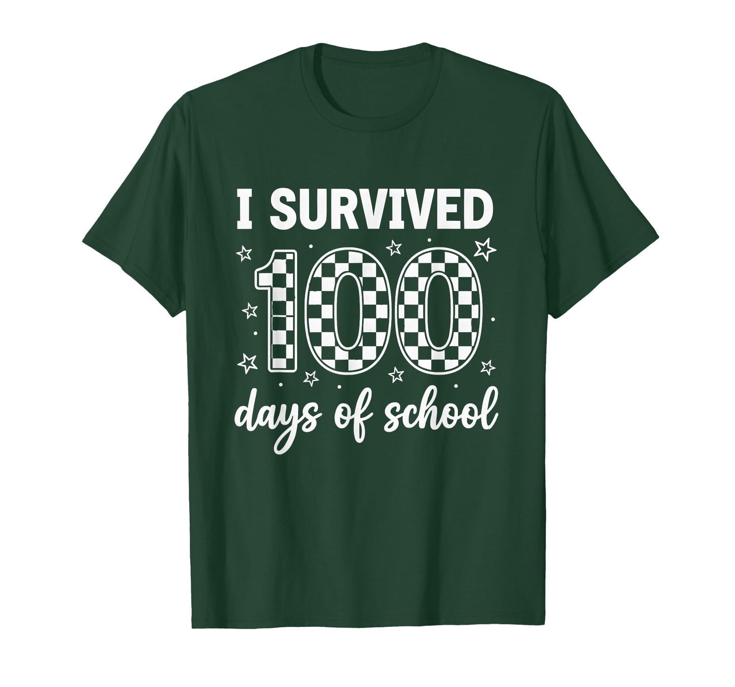 I Survived 100 Days of School Students Teachers 100th Days T-Shirt