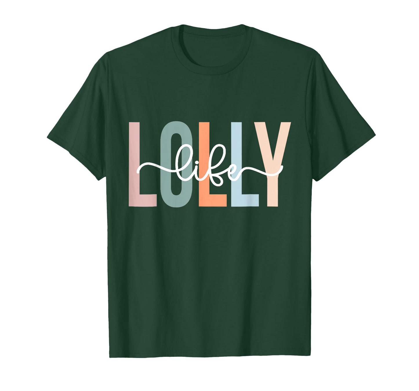 Lolly Life Lolly Grandma Tee Gifts Unique Lolly Grandma Lolly Grandmother Lolly Life Womens T-Shirt