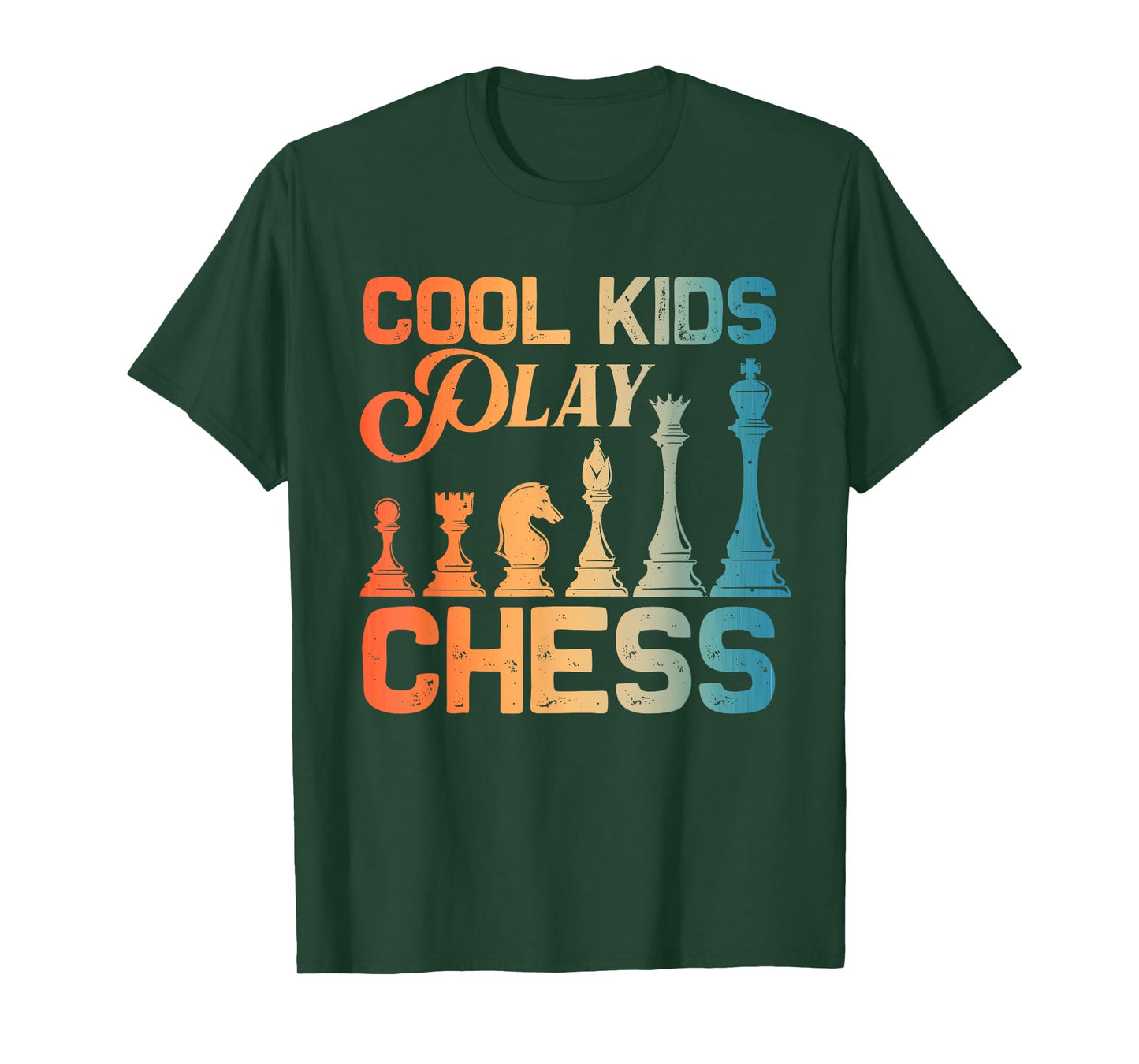 Cool Chess Art For Kids Boys Girls Chess Lover Chess Player T-Shirt