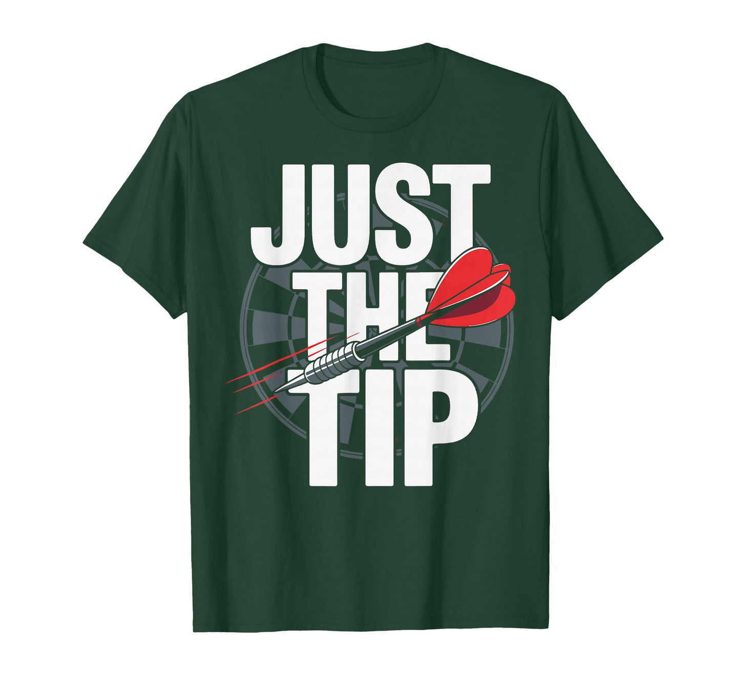 Dart Just The Tip Dartboard Game Chuckers Bullseye Target T-Shirt