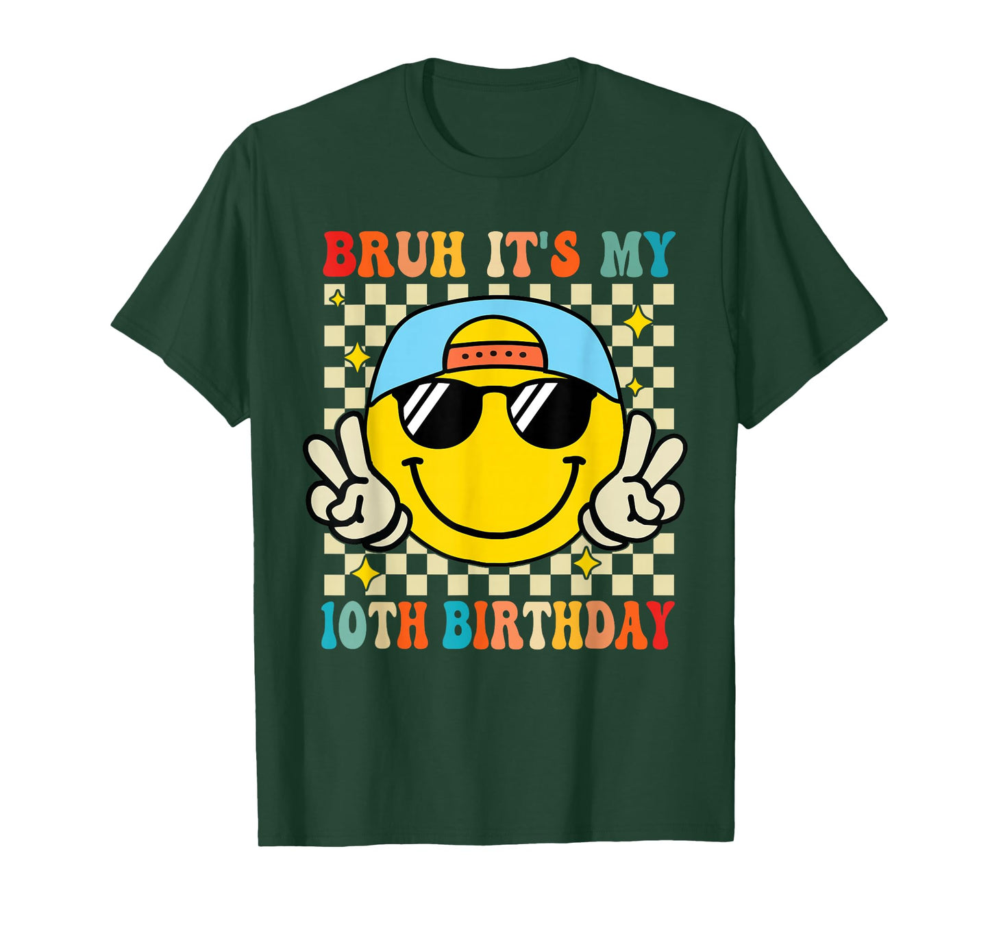 Bruh It's My 10th Birthday 10 Year Old Birthday Boys Girls T-Shirt