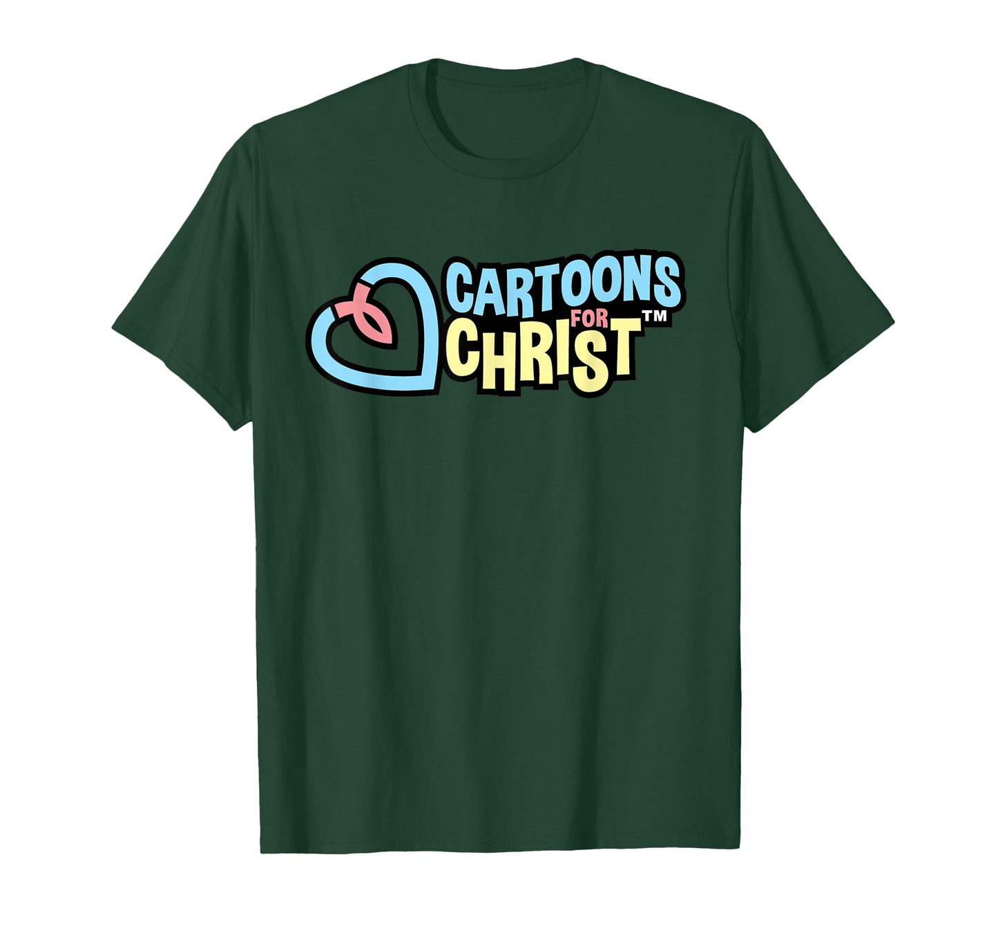 Cartoons for Christ - Christian, Faith, Jesus, Religious T-Shirt