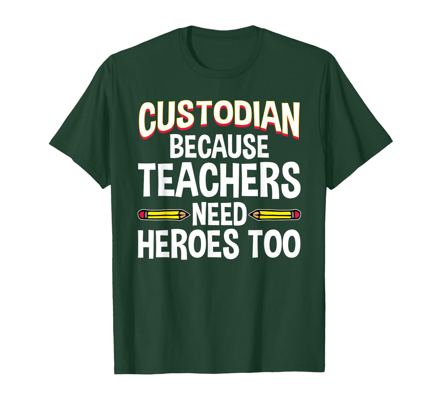 School Custodian Design For Men Women Custodian Appreciation T-Shirt