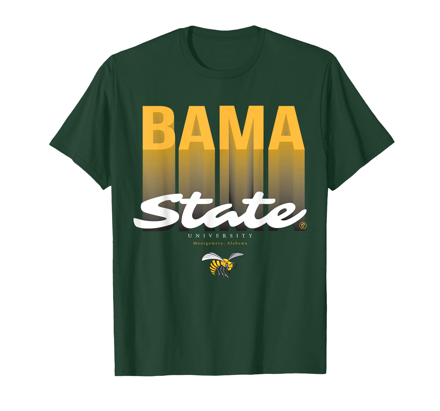 The Yard Essentials - Alabama State University - Bama Fade T-Shirt