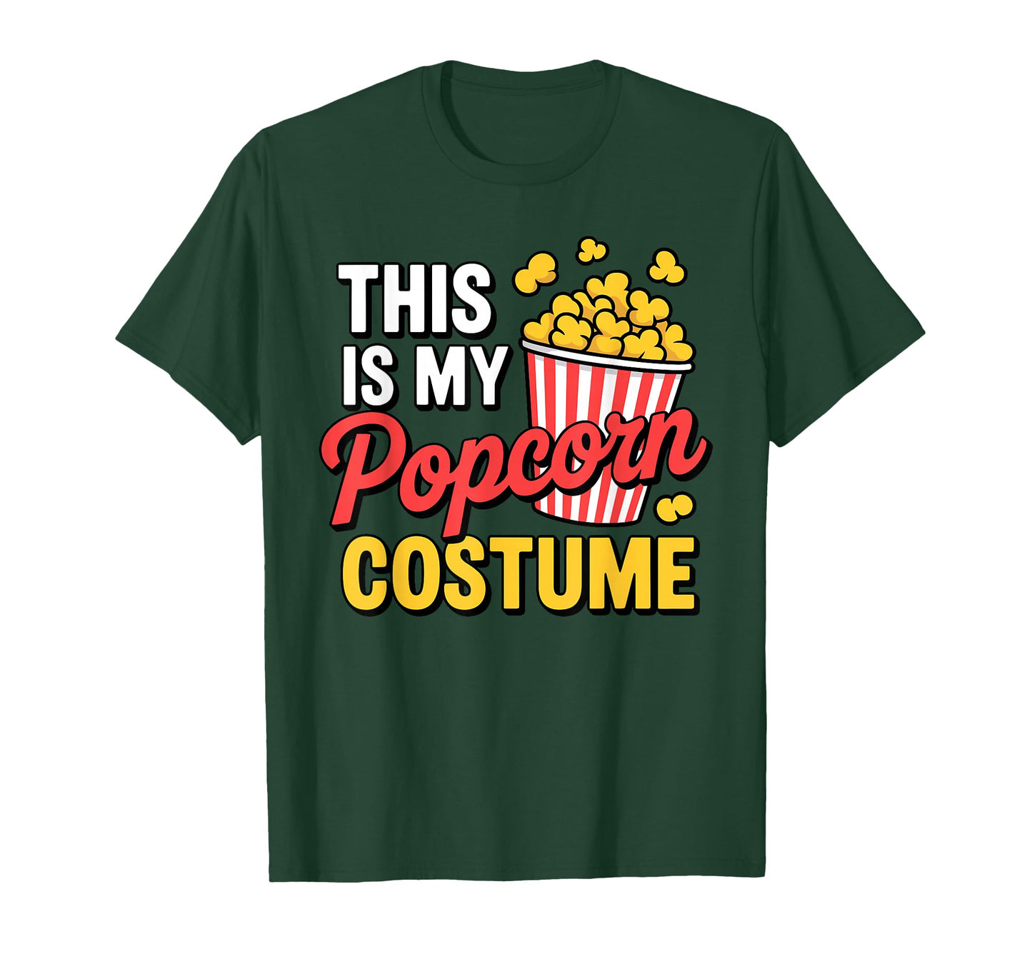 Funny Popcorn Themed for Men Women Adults Kids Popcorn Lover T-Shirt