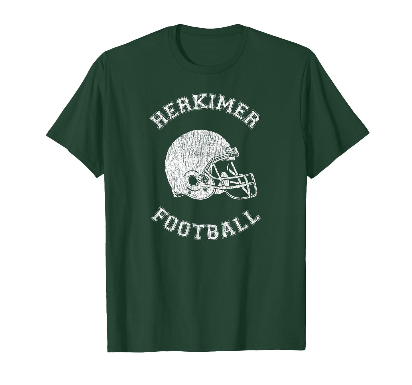 Herkimer Football Distressed 1980's Retro P.E.Dept Style T-Shirt