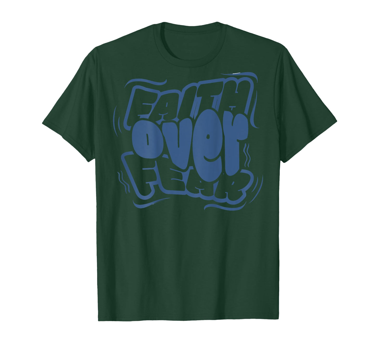 Faith Over Fear (Hopecore Back Print) T-Shirt