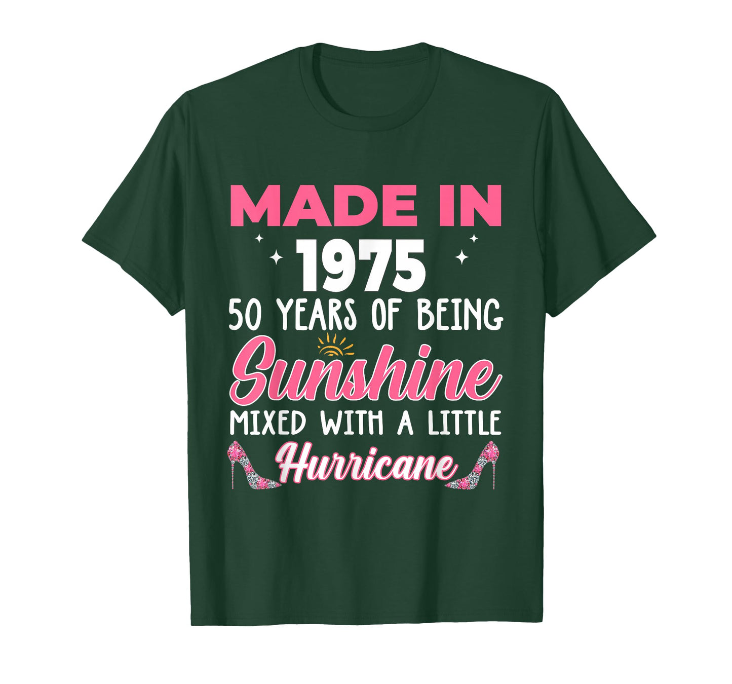 Made In 1975 Women 50 Years of Being 50th Birthday T-Shirt