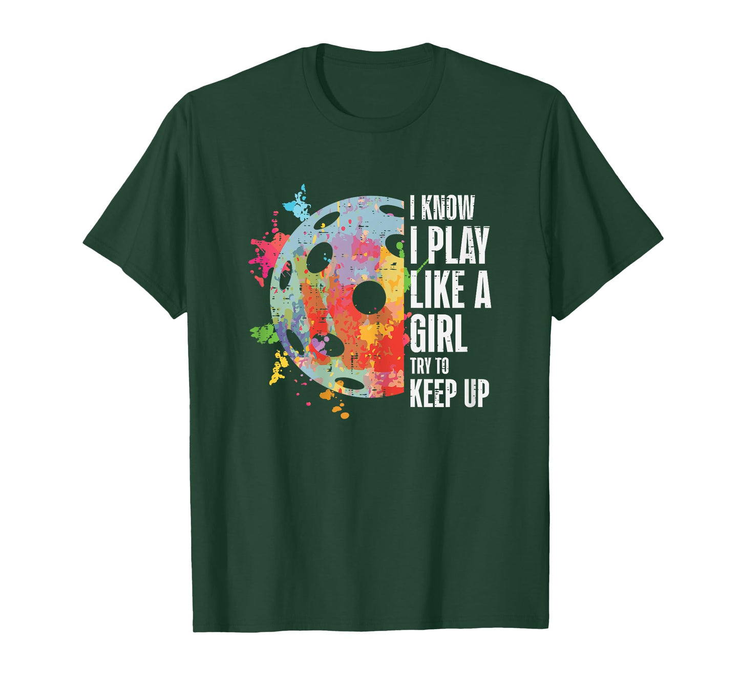 Pickle Ball I Play Like A Girl Pickleball Women Girls Kids T-Shirt