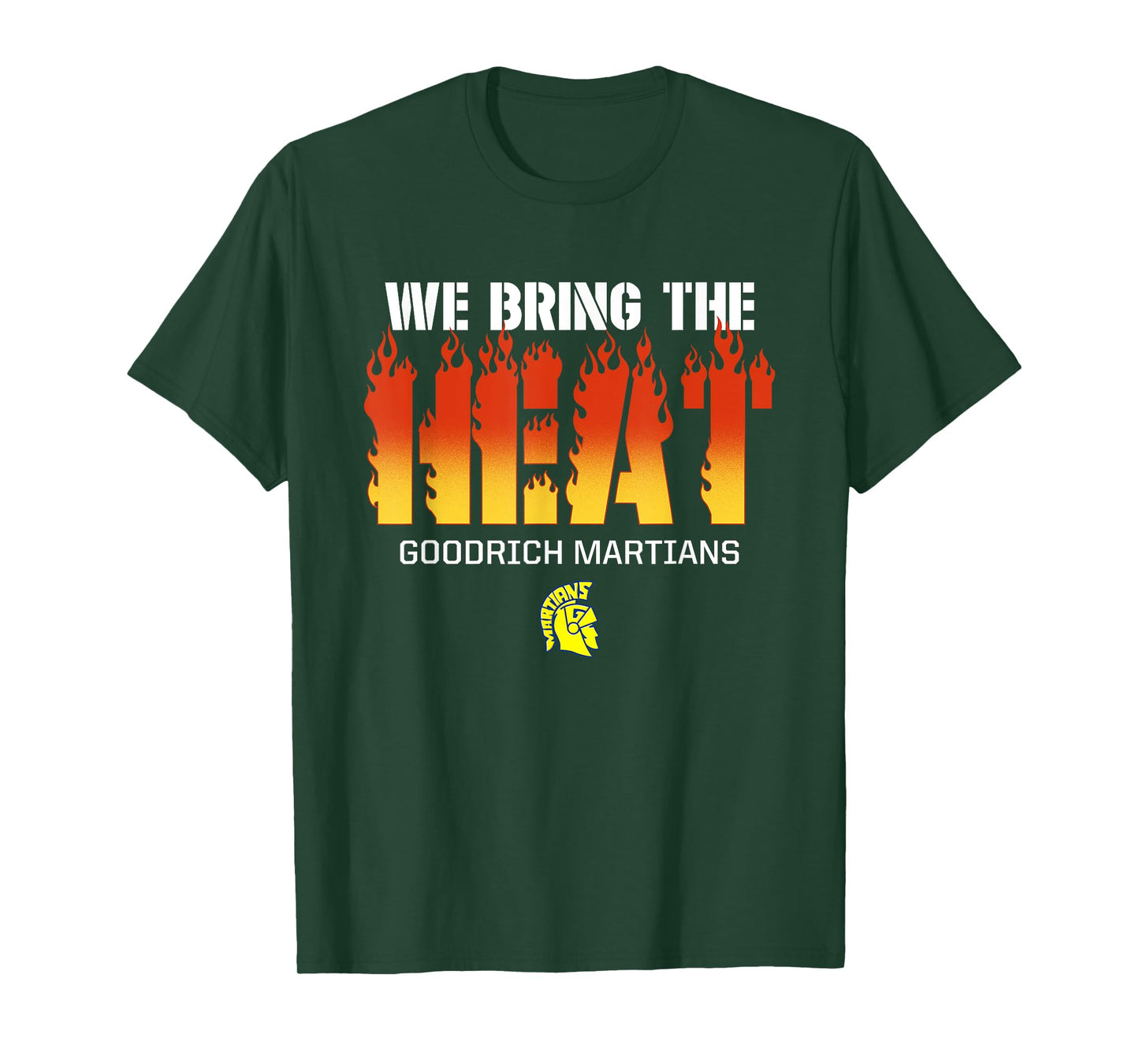 Goodrich Martians Logo We Bring the Heat HS T-Shirt