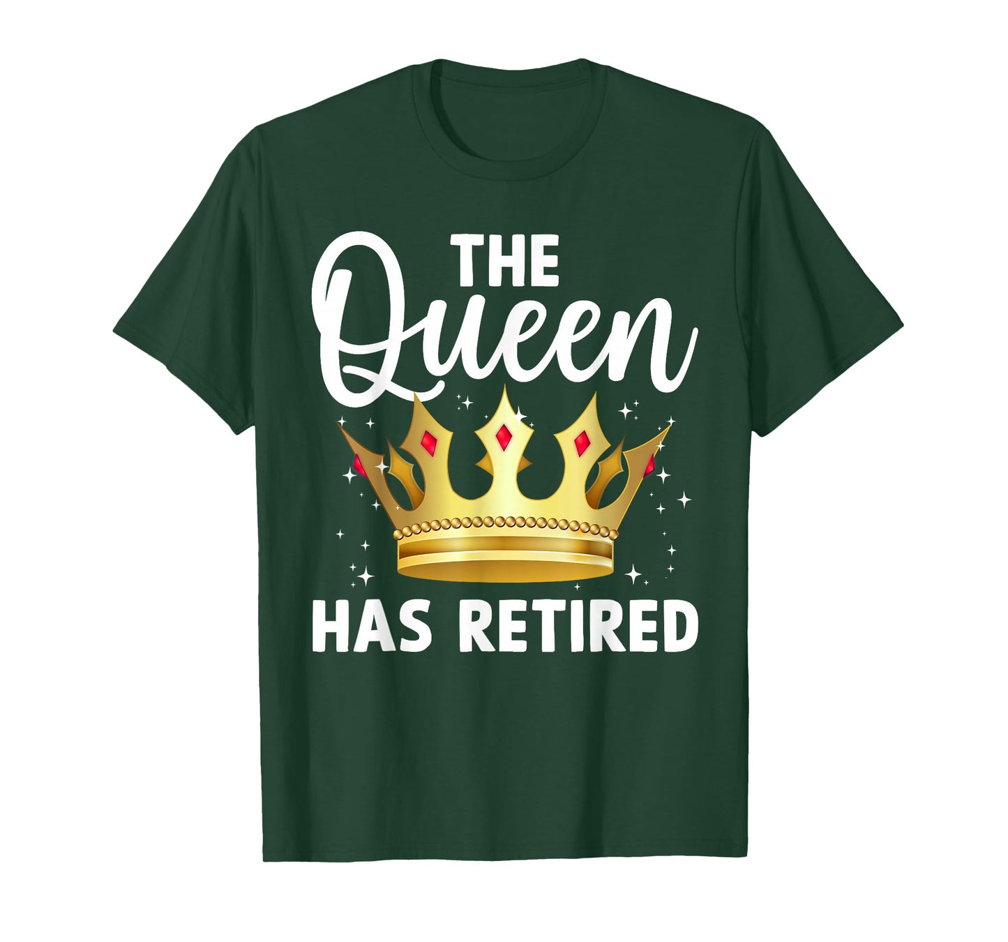 Unique Queen Has Retired Design For Women Grandma Retirement T-Shirt