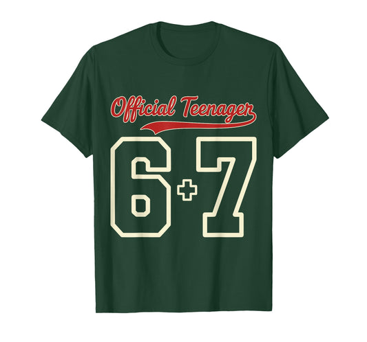 13th Birthday Boy Baseball 6+7 13 Year Old Official Teenager T-Shirt